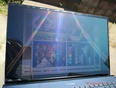 Outdoors under sunlight