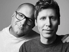 A picture of Jony Ive with Sam Altman Announcing OpenAI and Io&#039;s Merger (image source: OpenAI)