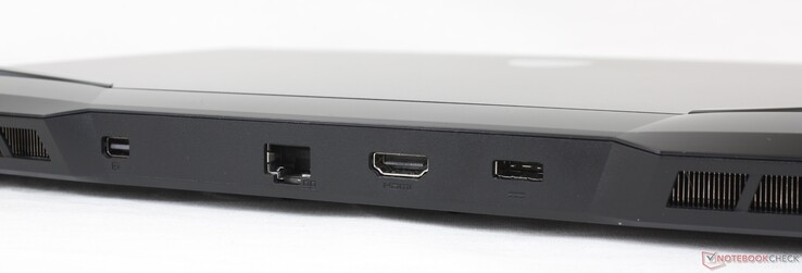 Rear: Mini-DisplayPort, 2.5 Gbps RJ-45, HDMI 2.0, AC adapter
