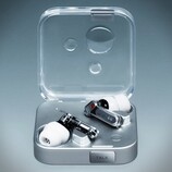 The Nothing Ear (3) comes with a charging case made partly of metal. (Image source: Nothing)
