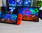 Nintendo Switch OLED vs. OneXplayer X1 Pro - The Smurfs 2. (Image source: Marc Herter/ Notebookcheck)