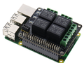 PiRelay, a Raspberry Pi relay shield with a mobile app that costs just US$17.06. (Image source: SB-Components)