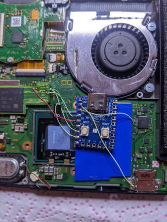 Picofly Nintendo Switch modchip (Image source: Wololo.net)