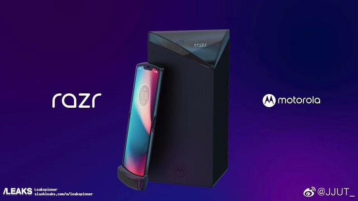 Motorola Razr and box. (Image source: SlashLeaks)