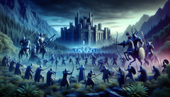 Raid: Shadow Legends from AI's perspective (Image source: Generated using DALL·E 3)