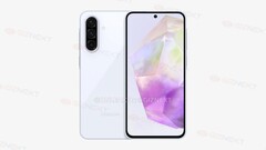 A &quot;Galaxy A36&quot;. (Image source: Giznext x OnLeaks)