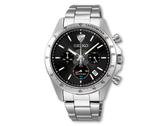 The caseback on the new Seiko watch features the series logo, a serial number and the Tsuchinoko of Shimokitazawa
