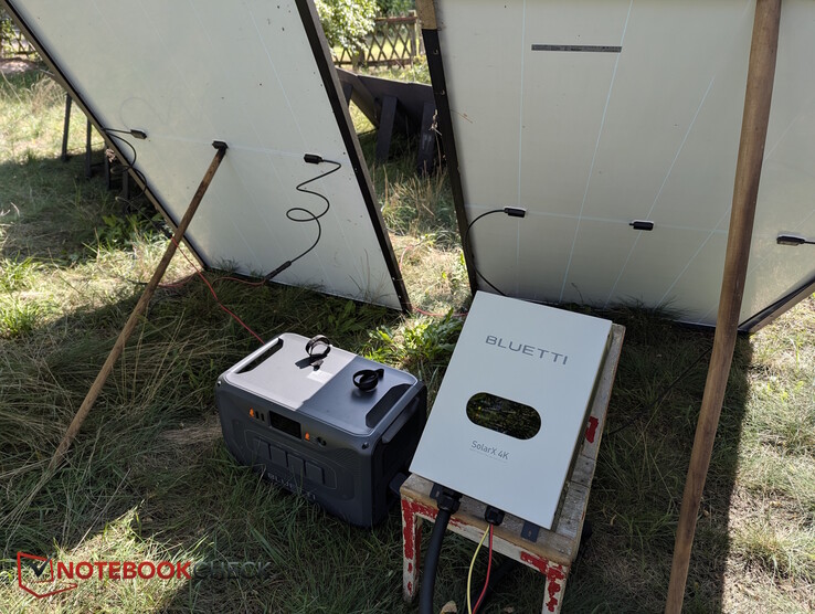 Not an ideal setup — just an initial test