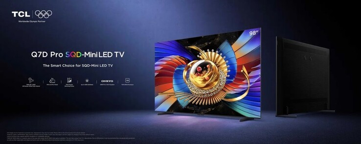 The TCL Q7D Pro SQD-Mini LED TV