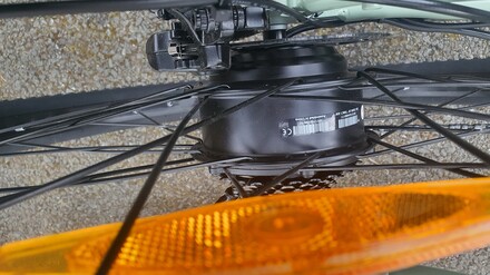 Motor of the Touroll B2 e-bike