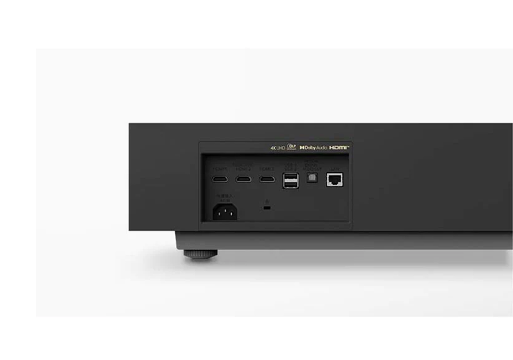 LG's latest CineBeam projectors for the US have the same number of ports...