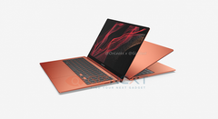 The Galaxy Book Pro 2 360 will sport a familiar design with a bright colourway. (Image source: @OnLeaks & Giznext)