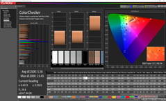 ColorChecker before calibration