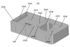 Facebook's modular device could incorporate phone, GPS, touchscreen and several other components. (USPTO.gov)