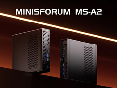The Minisforum MS-A2 can now be picked up for $200 less by sacrificing its Ryzen 9 9955HX APU. (Image source: Minisforum)