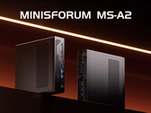 The Minisforum MS-A2 can now be picked up for $200 less by sacrificing its Ryzen 9 9955HX APU. (Image source: Minisforum)