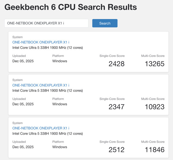 (Image source: Geekbench)
