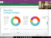 A screenshot showing off Windows 10's new "Compact Overlay" feature, which will allow apps to have a sort of picture in picture mode when in the background. (Source: Microsoft)