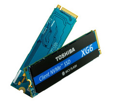 Toshiba XG6 NVMe SSD series is first to utilize 96-layer 3D flash memory modules (Source: Toshiba)