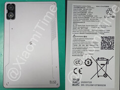 A close-up of Xiaomi's next Black Shark gaming tablet with its battery information too. (Image source: via XiaomiTime)