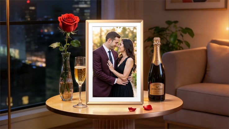 The Arzopa D14 digital frame is a perfect Valentine's Day gift 