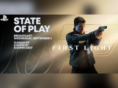 A thumbnail from 007: First Light's State of Play poster (image source: PlayStation YT)
