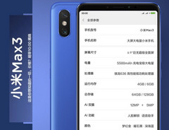 Xiaomi Mi Max 3 Android phablet coming soon to India