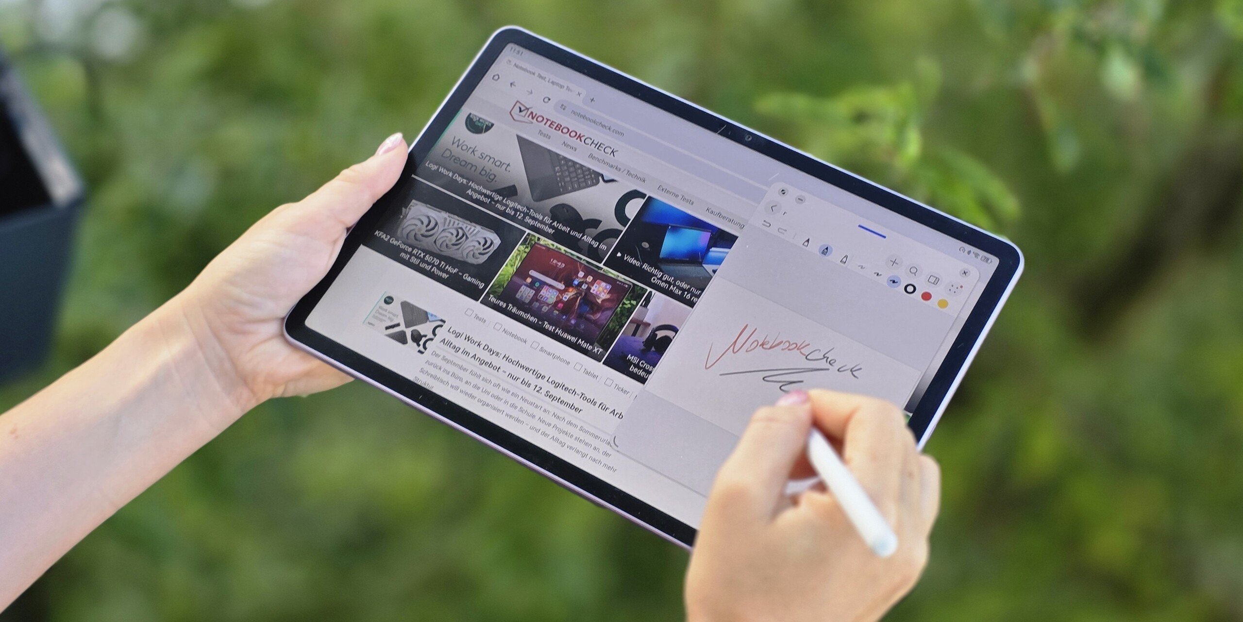 Huawei MatePad 11.5 (2025) PaperMatte tablet review (Image source: Marcus Herbrich) 