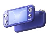 The Anbernic RG 55G1 in Indigo.
