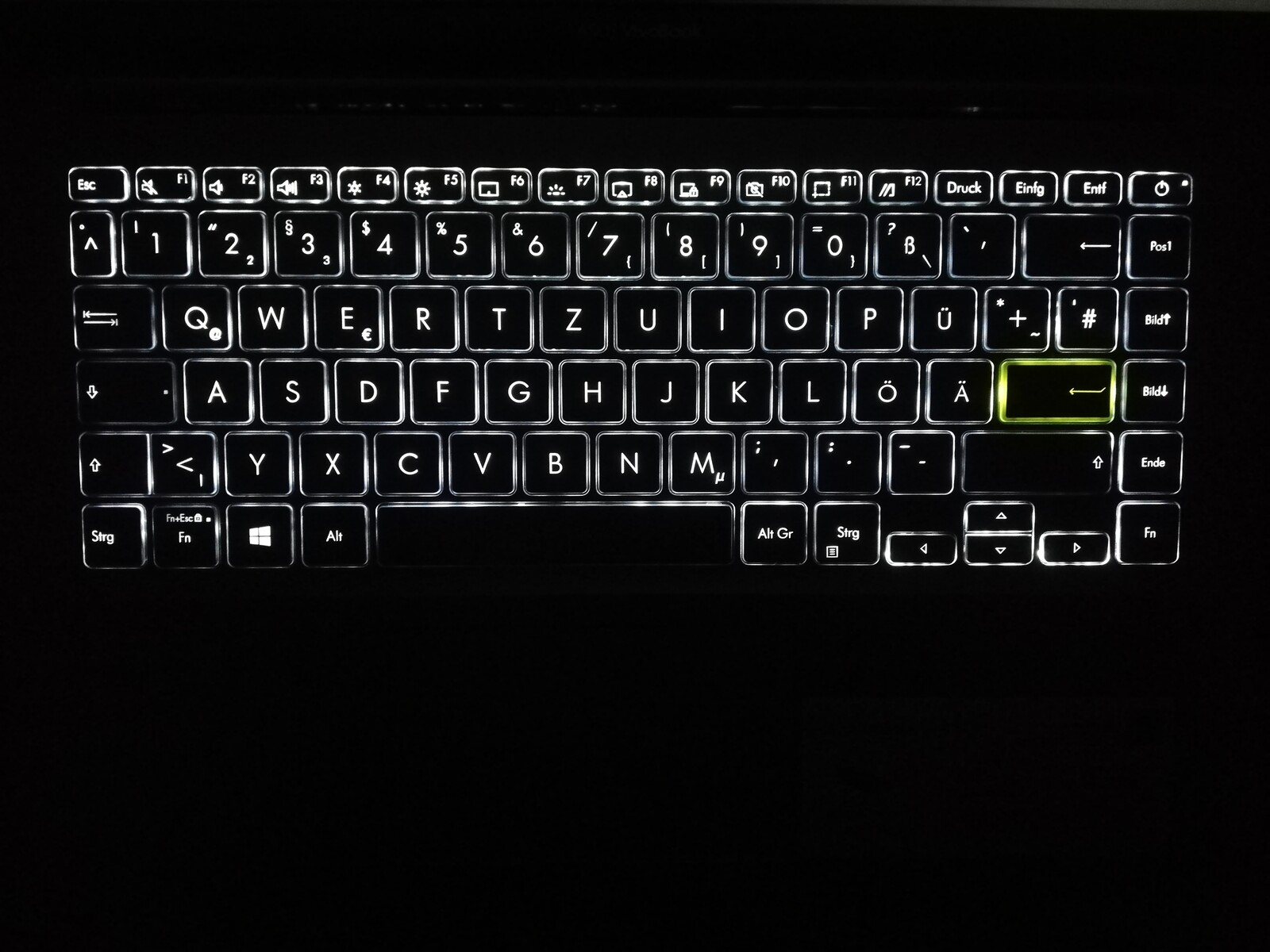 keyboard lights not working asus