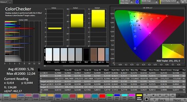 CalMAN Color accuracy