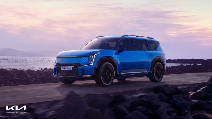 The Kia EV9 Land AWD GT-Line electric SUV. (Image source: Kia)