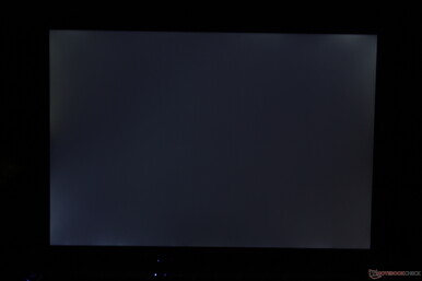 Just minor uneven backlight bleeding along the corners