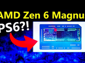 A video screenshot depicting what may be a Zen 6 APU (image source: Moore's Law Is Dead YouTube channel)
