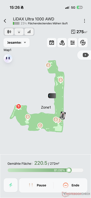 Overview in the Mova App