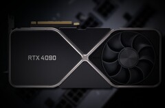 A board in the RTX 40 series is expected to reach a 600 W peak power requirement. (Image source: Nvidia (RTX 3090)/Unsplash - edited)