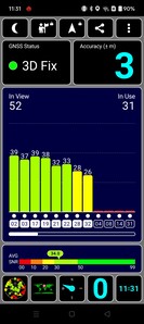 GPS Test outdoors