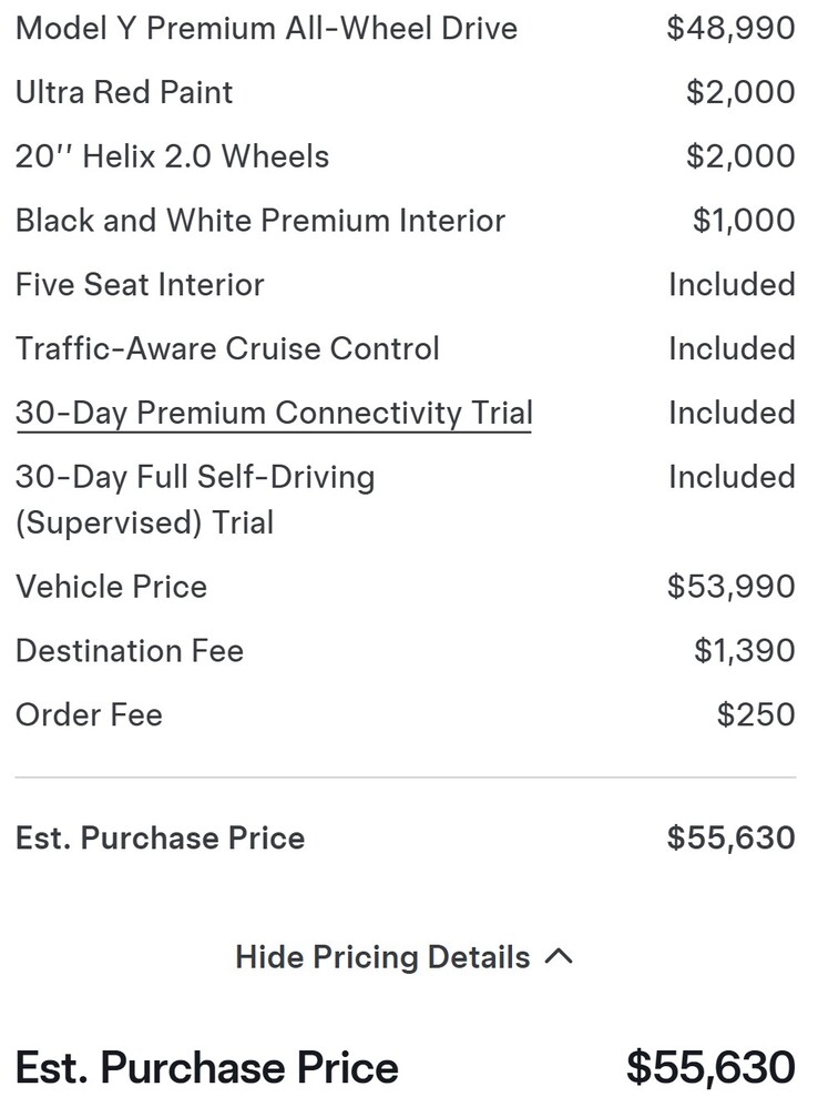 The list of free Tesla Model Y options has gotten shorter with the removal of Autopilot.