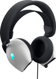 Alienware wired headset AW520H with retractable mic. (Image Source: Dell)