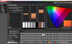 ColorChecker before calibration