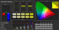 CalMAN: Colour Saturation (calibrated)