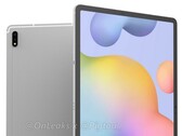 An up-to-date Galaxy Tab S7+ render. (Source: Pigtou x OnLeaks)