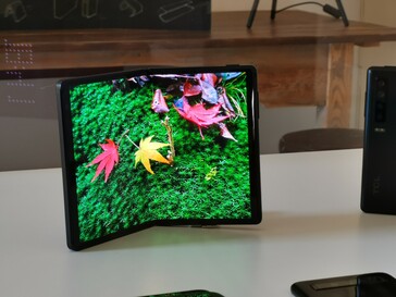 TCL's foldable uses the company's "Dragon Hinge" technology. (Image via TCL.)