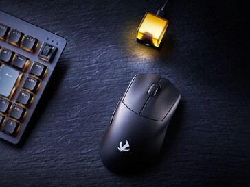 Black variant of the Elecom VM800 with its RGB receiver. (Image source: Elecom)
