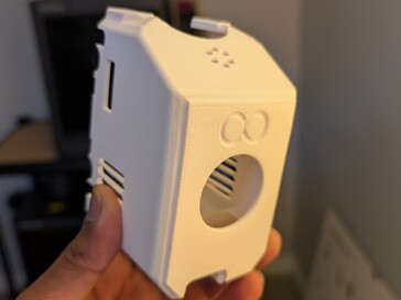 White ASA print with some warping, but an otherwise clean print.