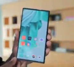 The scrollable Oppo X 2021 puts foldables like the Surface Duo and Galaxy Fold to shame with a seamless scrollable panel (Image source: @BrandonLKS)