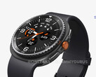 Unofficial render of Galaxy Watch8 Classic with a rotating bezel. (Image source: OnLeaks & SammyGuru)