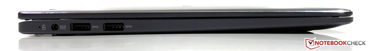 Left side: Power, 2x USB 3.1 Gen.1 (Type-A)