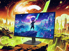 The LOQ 25-10 has a flat panel with slim bezels on three sides.