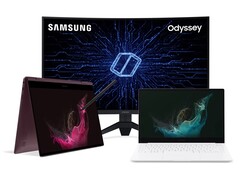 All Galaxy Book2 Pro laptop pre-orders will come with a free 32-inch curved gaming monitor (Source: Samsung)